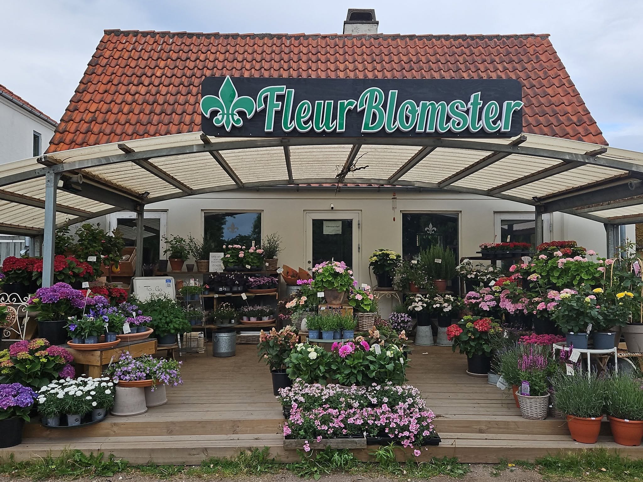 Butikken indefra